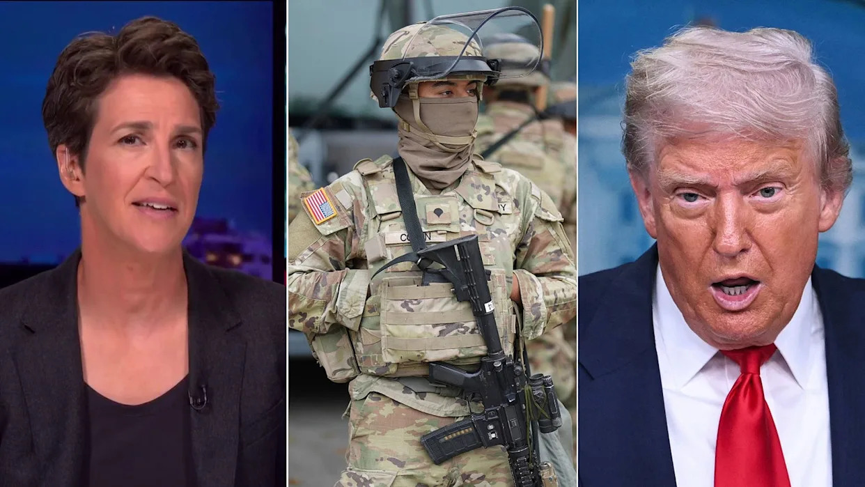 Maddow Blog | 'Not about crime': Maddow cracks open Trump's real motives in deploying the National Guard to D.C.