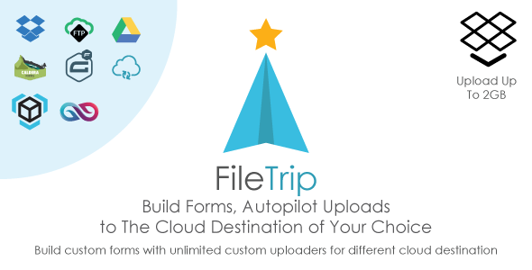Filetrip v2.0.7 - Easily upload to Dropbox + Google Drive + FTP + Wordpress