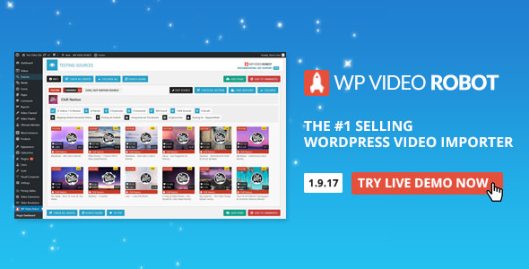 Wordpress Video Robot Plugin v1.9.17