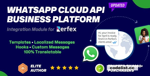 WhatsApp Cloud API Business Integration module for Perfex CRM v1.3.0