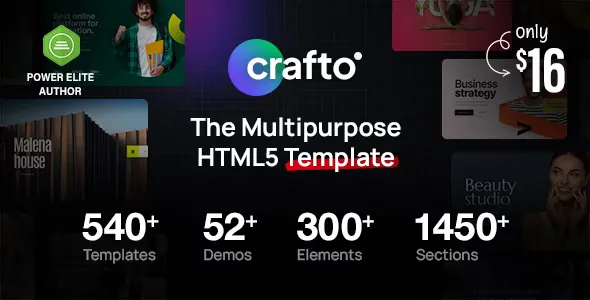 Crafto - The Multipurpose HTML5 Template v3.0