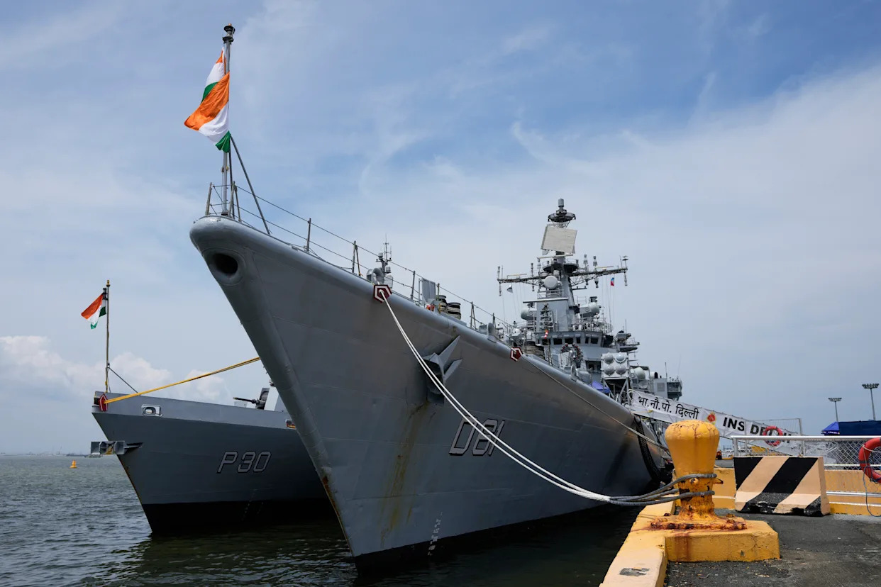 Philippines, India hold first joint naval drill in disputed South China Sea