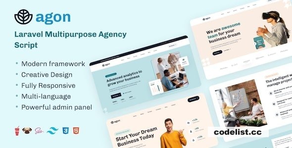 Agon v1.0.4 - Laravel Multipurpose Agency Script - nulled