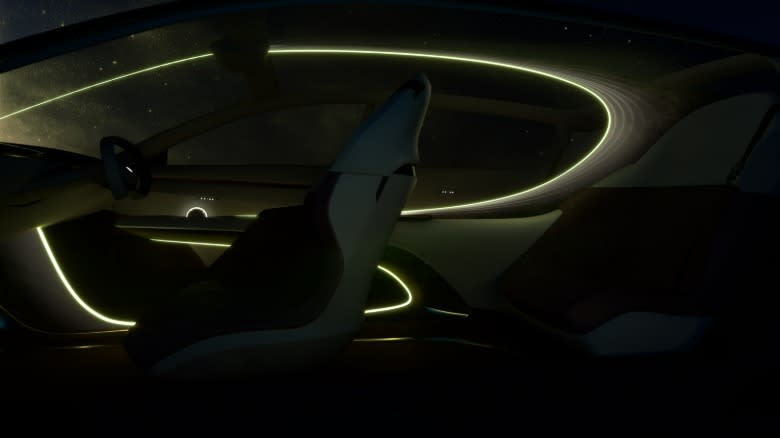 Interior lights of the Buick Electra Orbit concept