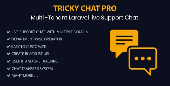 Tricky Chat Pro - Multi Tenant Live Support Chat Tricky Chat Pro - Multi Tenant Live Support Chat