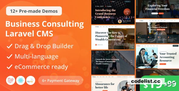 Bione v1.2.0 - Business Consulting Laravel CMS With Live Page Builder - nulled