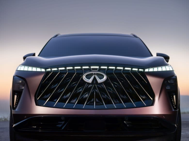 Front end of the Infiniti QX65 Monograph concept