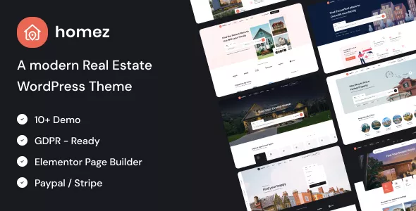 Homez - Real Estate WordPress Theme v1.0.5