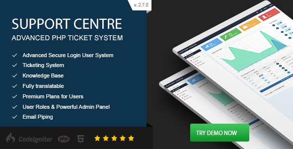 Support Centre v2.7.0 - Advanced PHP Ticket System Support Centre v2.7.0 - Advanced PHP Ticket System