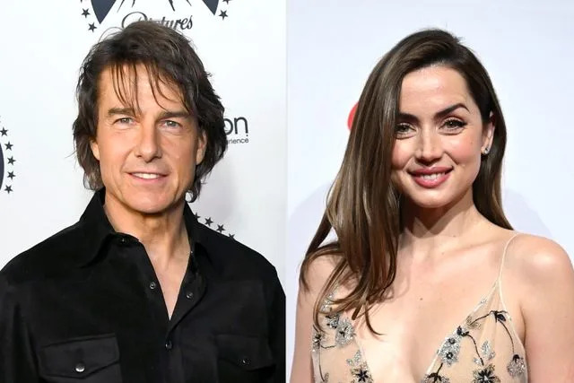 Alberto E. Rodriguez/Getty; Gilbert Flores/Variety via Getty Tom Cruise and Ana de Armas in Las Vegas on April 3, 2025
