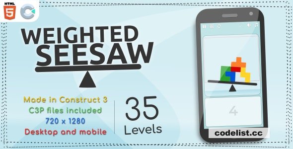 Weighted Seesaw v1.0 - HTML5 Casual game