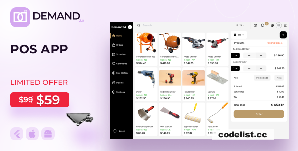 On-Demand24 - POS + Order & Service Management (IOS, Android, Desktop) - 1 July 2025