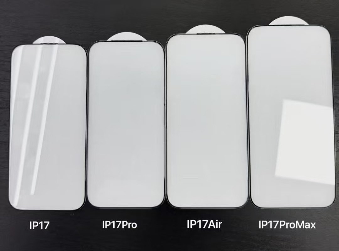 Tiết lộ kích thước màn hình iPhone 17 Pro Max so với 17 Air