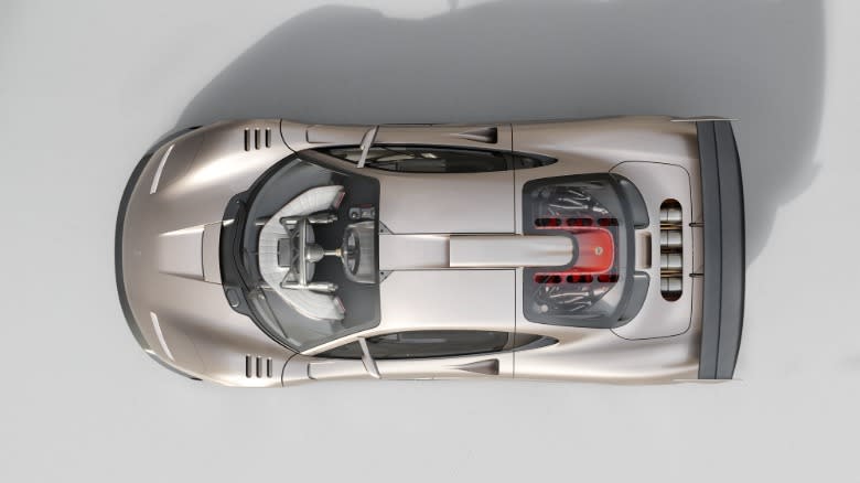 Top down view of a beige GMSV S1 LM
