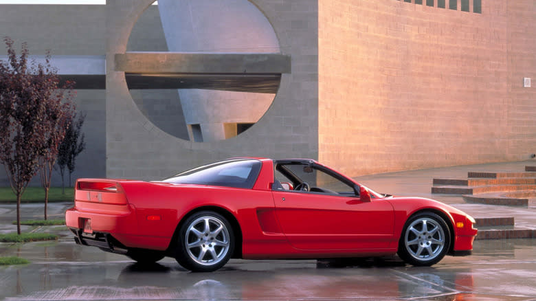 A red Acura NSX Zanardi