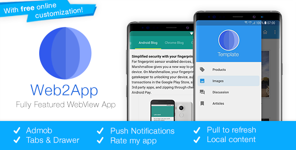 Web2App v3.3 - Quickest Feature-Rich Android Webview