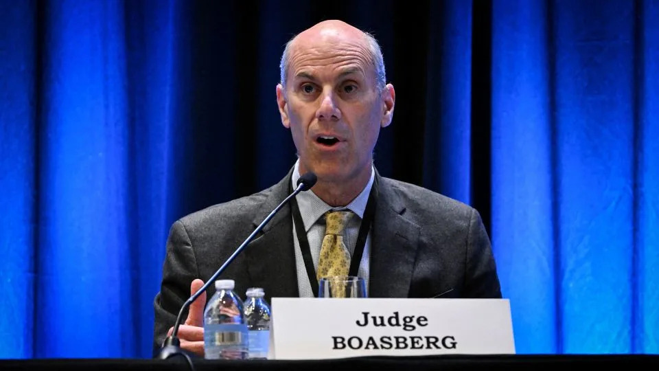 James Boasberg, chief judge of the US District Court for DC, attends a panel discussion at an American Board Association meeting on April 2, 2025. - Drew Angerer/AFP/Getty Images/file