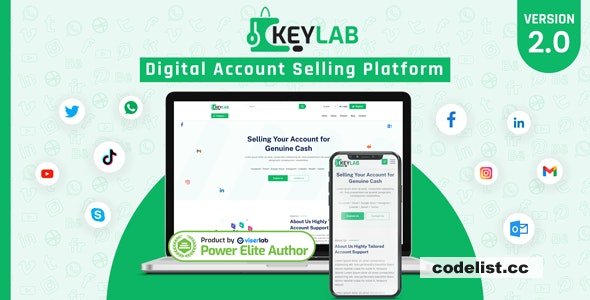 KeyLab v2.0 - Digital Account Selling Platform - nulled