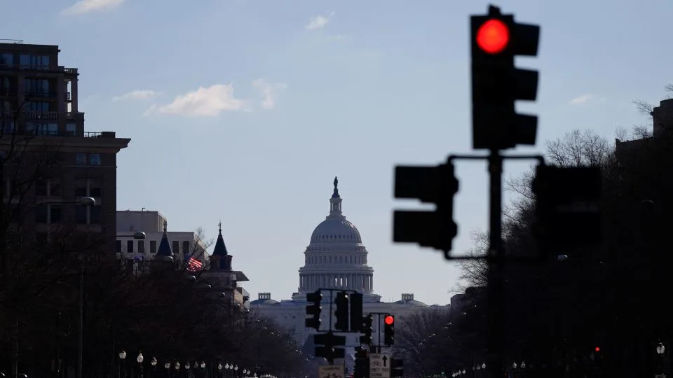 The Dome of the U.S. Capitol is seen along Pennsylvania Avenue, after U.S. President Donald Trump threw his support behind calls for a federal government takeover of the U.S. capital, in Washington, D.C. on February 21, 2025. - Kent Nishimura/Reuters