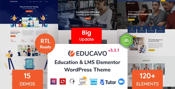 Educavo - Education WordPress Theme v3.3.1
