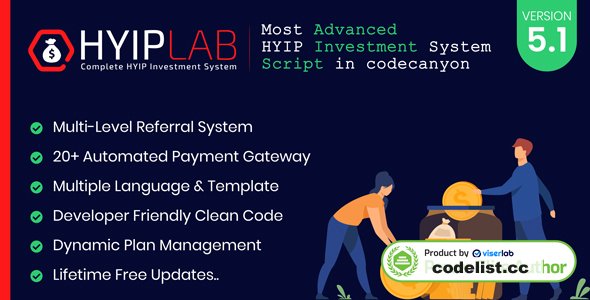 HYIPLAB v5.3 - Complete HYIP Investment System - nulled