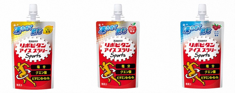 大正製薬が販売する「リポビタンアイススラリー」＝同社提供