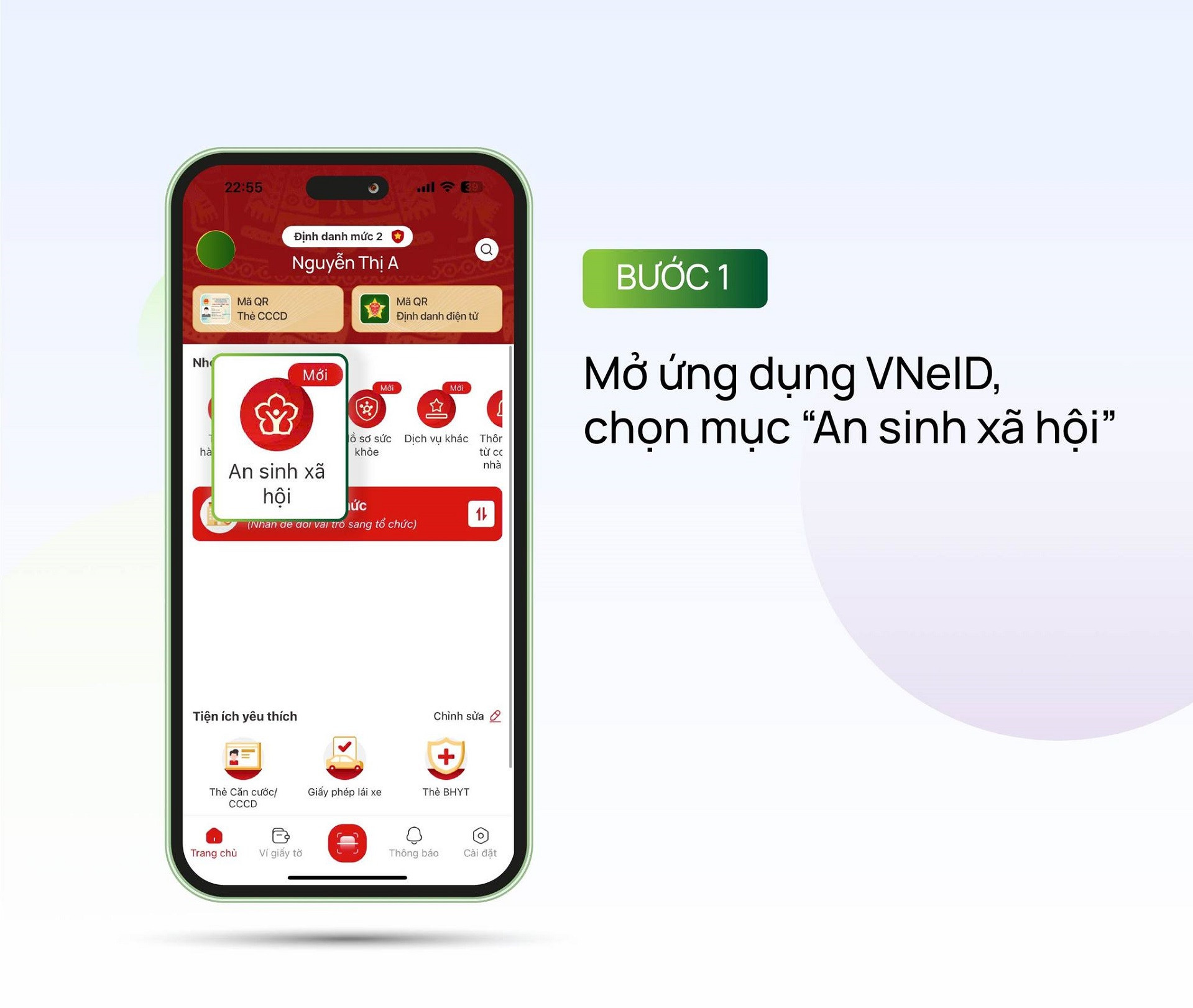 Cách liên kết tài khoản ngân hàng với tài khoản VNeID để nhận phần quà 100.000 đồng