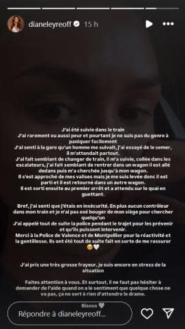 Diane Leyre dans le train face à un harceleur : « J’ai rarement eu aussi peur »