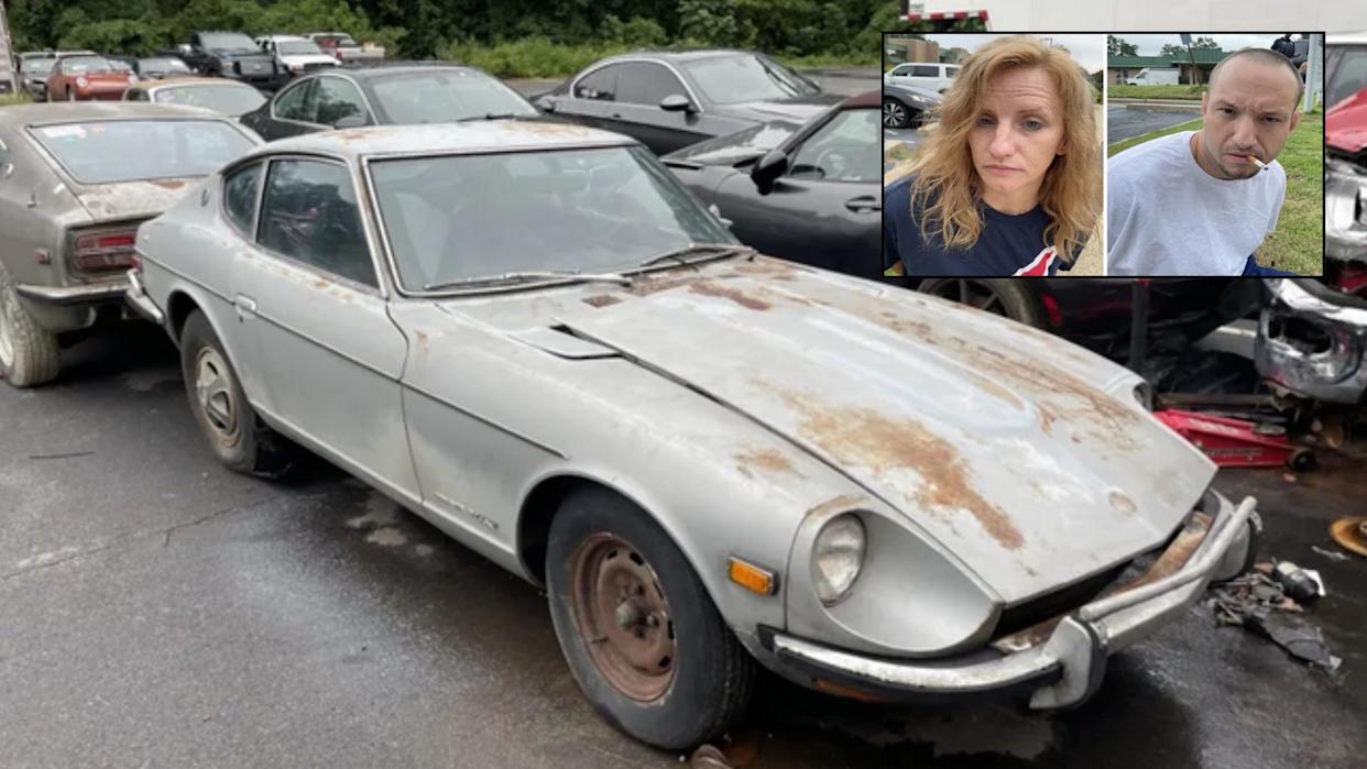 Classy Couple Busted For Stealing Nissan 240Z