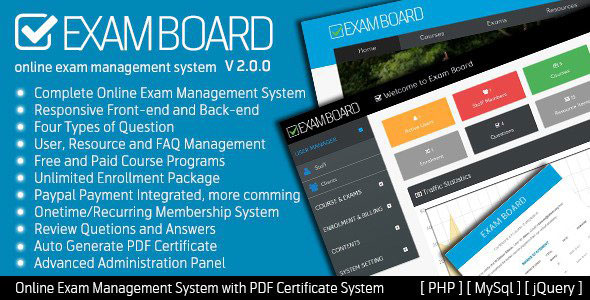 Exam Board – Online Exam Management System Exam Board – Online Exam Management System