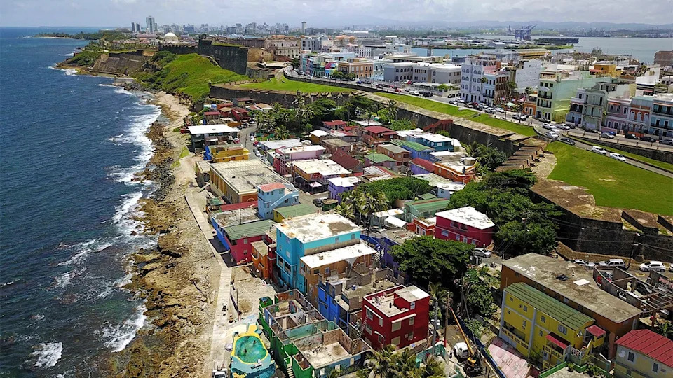 Ariel view of La Perla