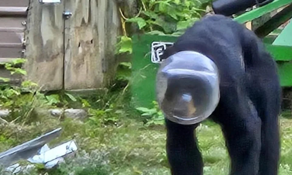 'Buckethead the Bear' rescued in northwest Wisconsin