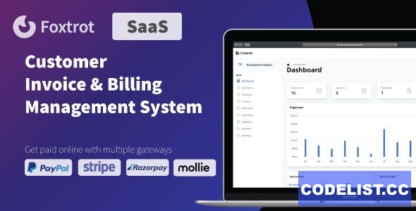 Foxtrot (SaaS) v1.0.9 - Customer, Invoice and Expense Management System