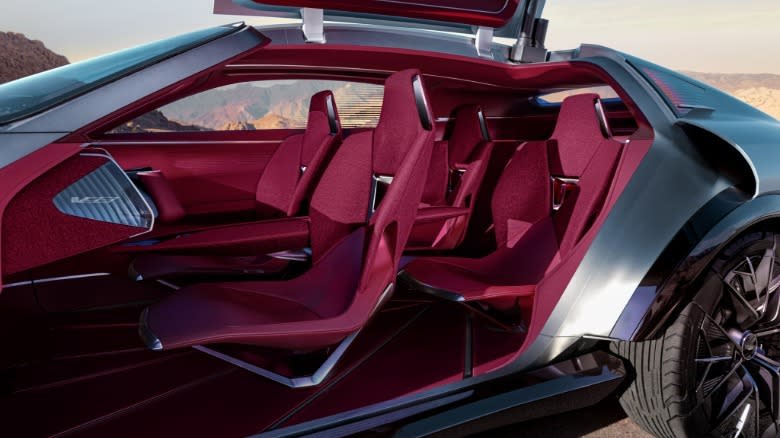 Interior of the Cadillac Elevated Velocity concept